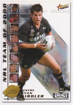 2001 Select Impact - Team of the Year 2000 #TY3 Ryan Girdler Front